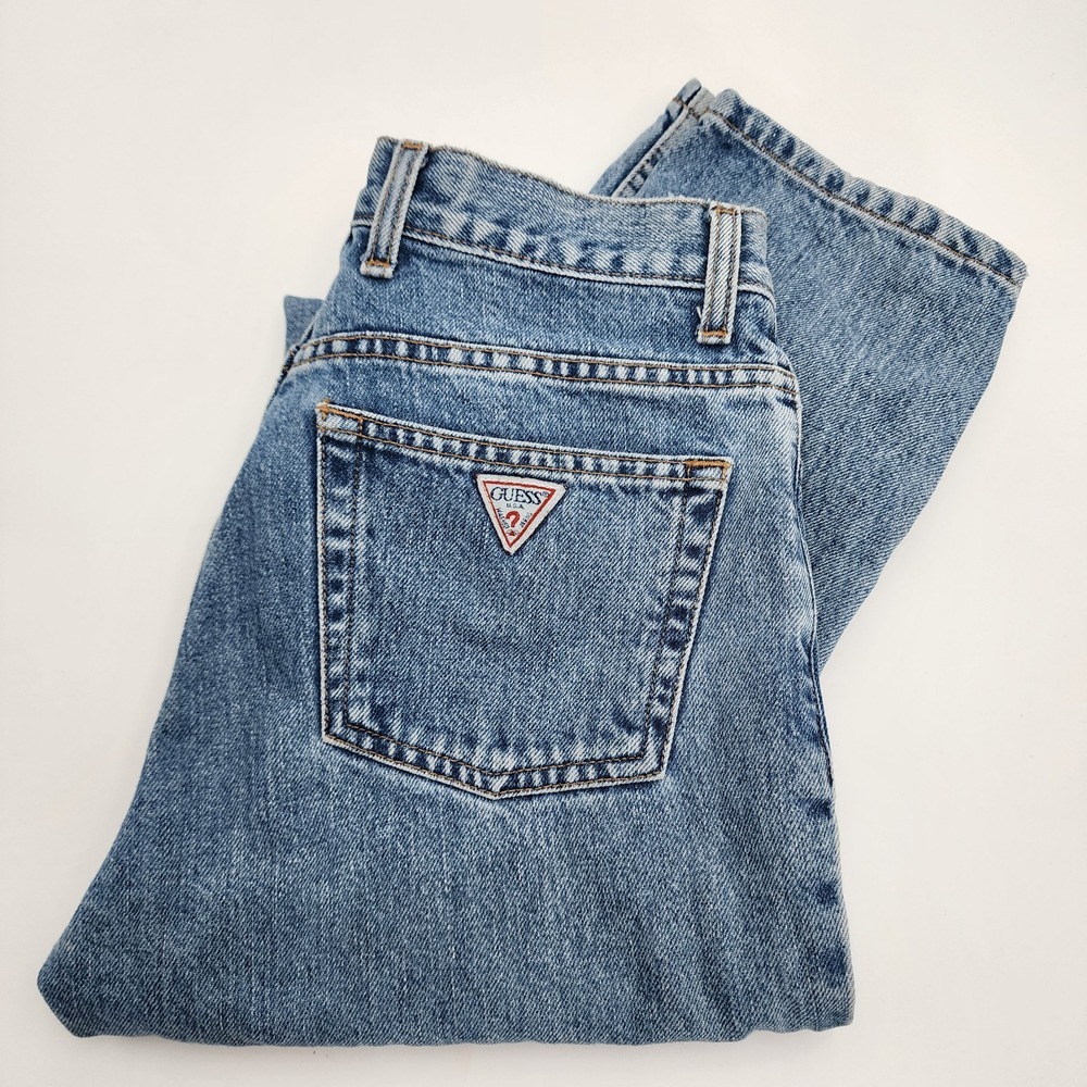 VTG Original Guess Jeans 90's Classic Fit 1050 Women Jeans Tag Size 28 MEASU. 27